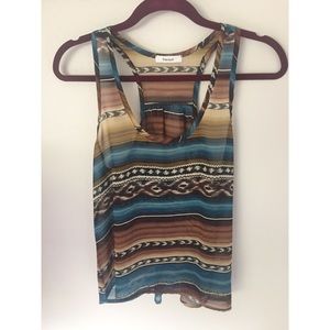 Sheer boho tank